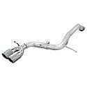 Takeda Axel Back Exhaust System: Polished Tip, 304 Stainless Steel, Unleashes All Available HP