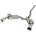 Takeda Cat Back Exhaust System: Polished Tip, 304 Stainless Steel, Gain up to 17 HP