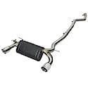 MACH Force-Xp Cat Back Exhaust System: Polished Tip, 304 Stainless Steel, Unleashes All Avail. HP