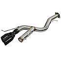 MACH Force-Xp Cat Back Exhaust System: Black Tip, 304 Stainless Steel, Unleashes All Available HP