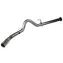 Large Bore-HD DPF Back Exhaust System: Polished Tip, 409 Stainless Steel, Unleashes All Avail. HP