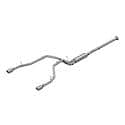 Aluminized Steel, With Muffler, 2.5"Pipe Dia, Single Exhaust With Dual Exit