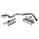 Single - 2.75in Cat-Back Exhaust System - Super Turbo Muffler: Aluminized Steel