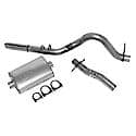 Single - 3in Cat-Back Exhaust System - Super Turbo Muffler: Aluminized Steel