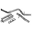 Single - 3in Cat-Back Exhaust System - Super Turbo Muffler: Aluminized Steel