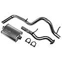 Single - 3in Cat-Back Exhaust System - Super Turbo Muffler: Aluminized Steel