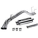 Street Series Cat-Back Exhaust System: Polished Tips, Stainless Steel, Designed for Power and Sound