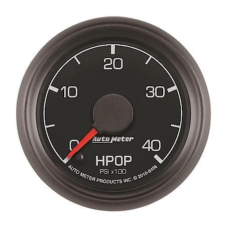 Gauge; High Press Oil Pump; 2 1/16"; 4K PSI; Stepper Motor; Ford Factory Match