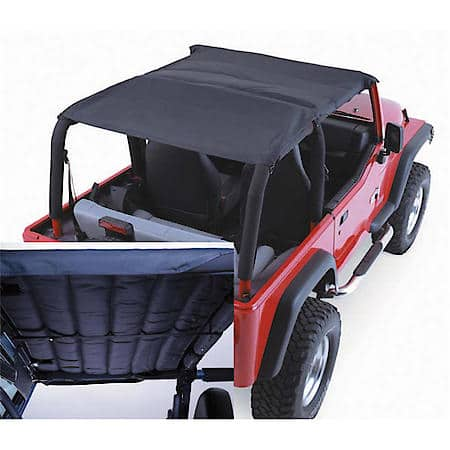 Acoustic Island Topper Soft Top; Black Denim