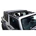 Trailview Frameless Soft Top, Black Diamond, with Tinted Windows/Door Surrounds