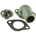 Thermostat Kit: Includes Housing, Thermostat and Gasket, 195 Degrees