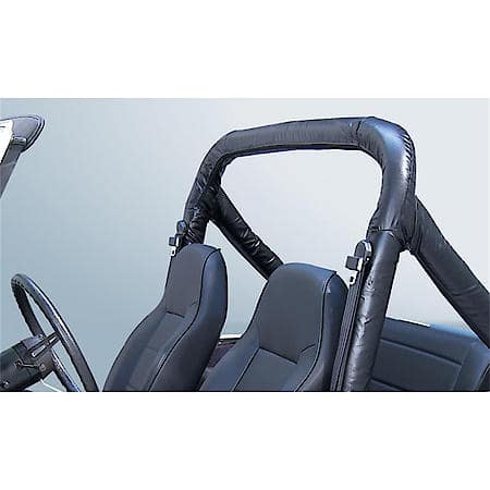 Roll Bar Cover Kit; Full; Black Denim