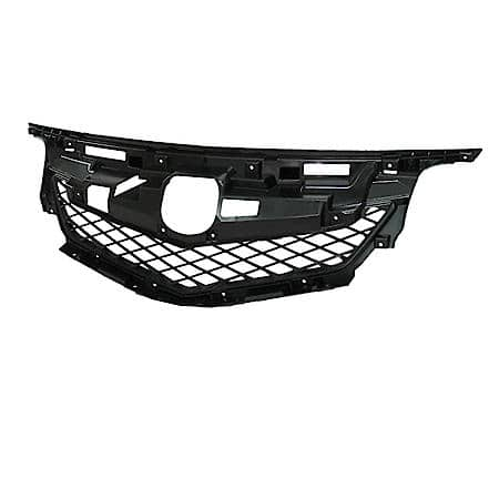 New CAPA Certified NSF Certified Standard Replacement Grille Frame, Matte Black, Back Section Only