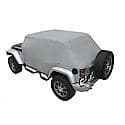 Cab Cover, Water Resistant, Gray, Fits Over Factory Roll Bars Without Installed Soft Top