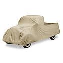 Custom Fit Car Cover - Tan Flannel, Tan