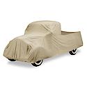 Custom Fit Car Cover - Tan Flannel, Tan