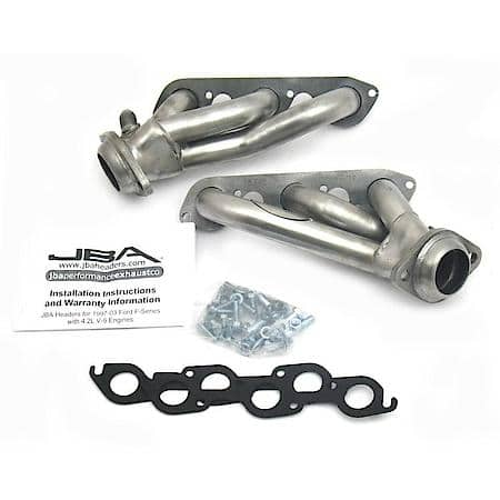 1672S 1 1/2" Header Shorty Stainless Steel 97-08 Ford Truck 4.2L V-6