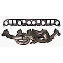 Header Assembly, 91-98 4.0L Wrangler/Cherokee Includes Manifold Gaskets, 409 Stainless