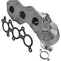 Direct-Fit OEM Grade Catalytic Converter with Integrated Exhaust Manifold