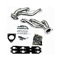 1842S-9JS 1 1/2" Header Shorty Stainless Steel 03-12 GM Truck 4.3L V-6 Silver Ceramic