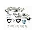 1850S-1JS 1 5/8" Header Shorty Stainless Steel 99-02 GM Truck 6.0L Silver Ceramic