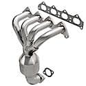 Direct-Fit California Grade Catalytic Converter with Integrated Exhaust Manifold