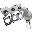 Direct-Fit OEM Grade Catalytic Converter with Integrated Exhaust Manifold