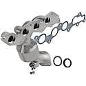 Direct-Fit California Grade Catalytic Converter with Integrated Exhaust Manifold