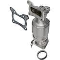 Direct-Fit California Grade Catalytic Converter with Integrated Exhaust Manifold