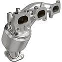 Direct-Fit California Grade Catalytic Converter with Integrated Exhaust Manifold