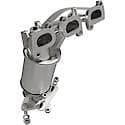Direct-Fit California Grade Catalytic Converter with Integrated Exhaust Manifold