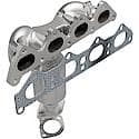 Direct-Fit California Grade Catalytic Converter with Integrated Exhaust Manifold