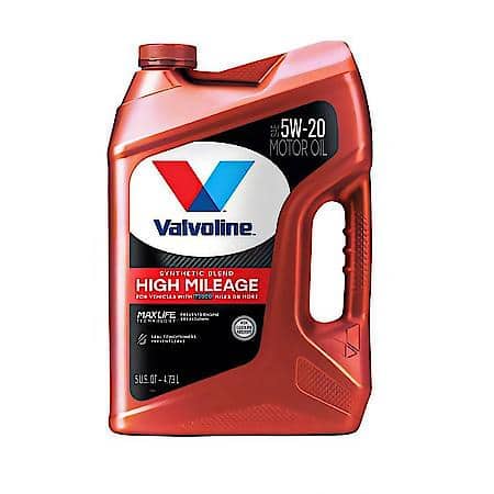 MaxLife 5W-20 Synthetic Blend Motor Oil, Extends Engine Life, 5 Quart