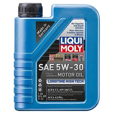 Longtime High Tech Full Synthetic 5W-30 Motor Oil: Wear Protection, Maximum Performance, 1 Liter