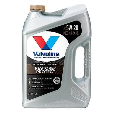 Restore & Protect 5W-20 Full Synthetic Motor Oil, Maximizes Engine Performance, 5 Quart