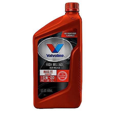 High Mileage with MaxLife Technology Synthetic Blend 5W-20 Engine Oil: Maximize Engine Life, 1 Quart