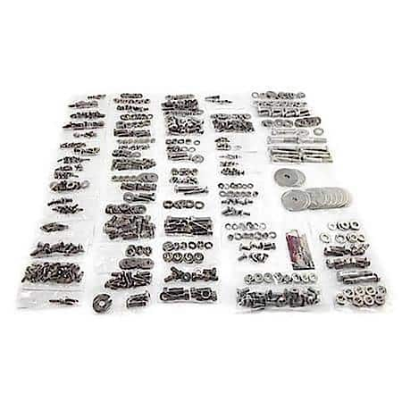 Body Fastener Kit; Hard Top; 87-95 Jeep Wrangler YJ