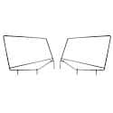 Soft Top Upper Door Skin Frames Yj 87-95 Pair