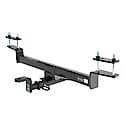 Trailer Hitch: 1-1/4" Receiver, 2,000 LB Capacity, Installs as low as 30 Mins