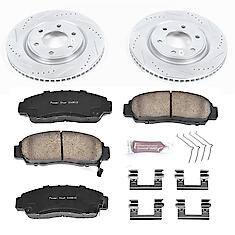 Powerstop Front Carbon Fiber Ceramic Disc Pad And Rotor Brake Kit Z Daily Driver K