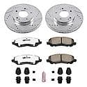 Front Carbon-Fiber Ceramic Disc Pad And Rotor: Brake Kit, Z26 Street Performance