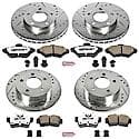 Front And Rear Carbon-Fiber Ceramic Disc Pad And Rotor: Brake Kit, Z26 Street Performance