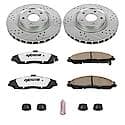 Front Carbon-Fiber Ceramic Disc Pad And Rotor: Brake Kit, Z26 Street Performance