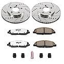 Front Carbon-Fiber Ceramic Disc Pad And Rotor: Brake Kit, Z26 Street Performance