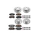 Front And Rear Carbon-Fiber Ceramic Disc Pad And Rotor: Brake Kit, Z36 Truck And Tow