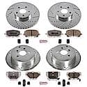 Front And Rear Carbon-Fiber Ceramic Disc Pad And Rotor: Brake Kit, Z26 Street Performance