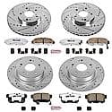 Front And Rear Carbon-Fiber Ceramic Disc Pad And Rotor: Brake Kit, Z26 Street Performance