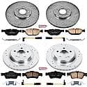 Front And Rear Carbon-Fiber Ceramic Disc Pad And Rotor: Brake Kit, Z23 Daily Driver