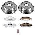 Rear Carbon-Fiber Ceramic Disc Pad And Rotor: Brake Kit, Z26 Street Performance