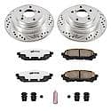 Rear Carbon-Fiber Ceramic Disc Pad And Rotor: Brake Kit, Z26 Street Performance